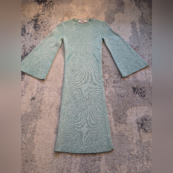 Stella McCartney Dresses & Skirts - Stella McCartney Crewneck Knit Sweater Dress, Green, Women's 6